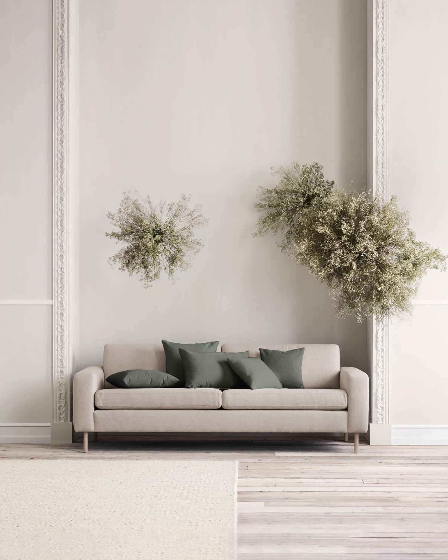 Cojín Classic verde