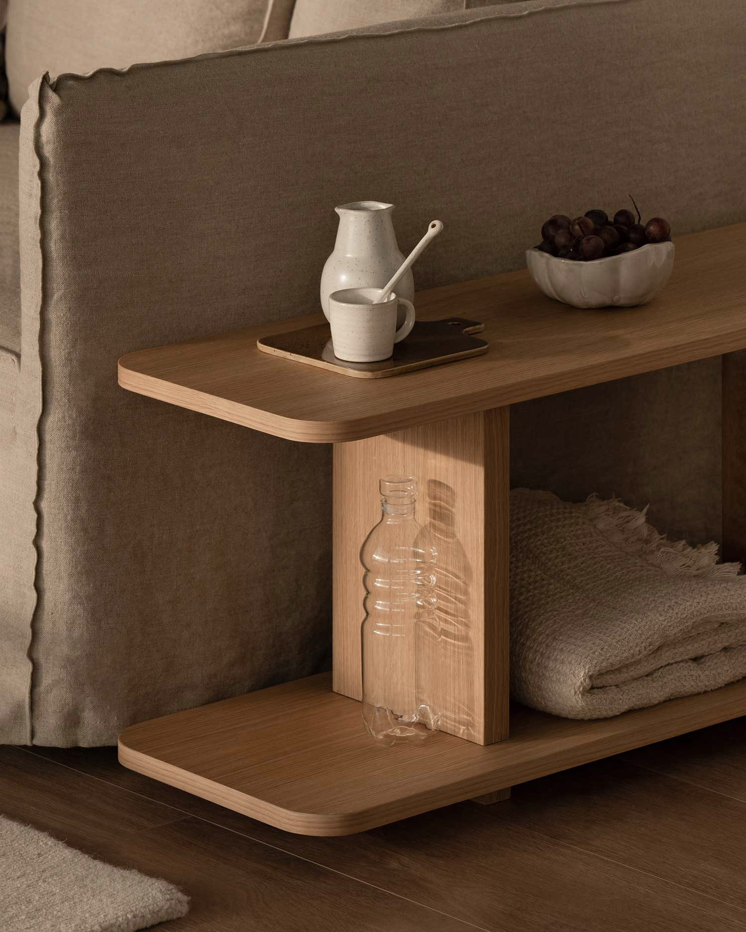 Estantería Otti roble natural 150 x 30 x 39 cm