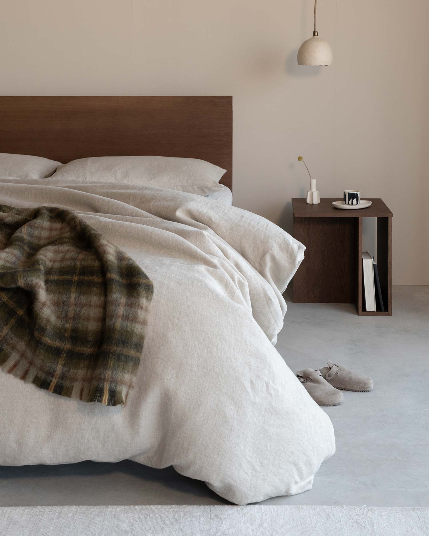 2 mesitas de noche Coveta roble moka