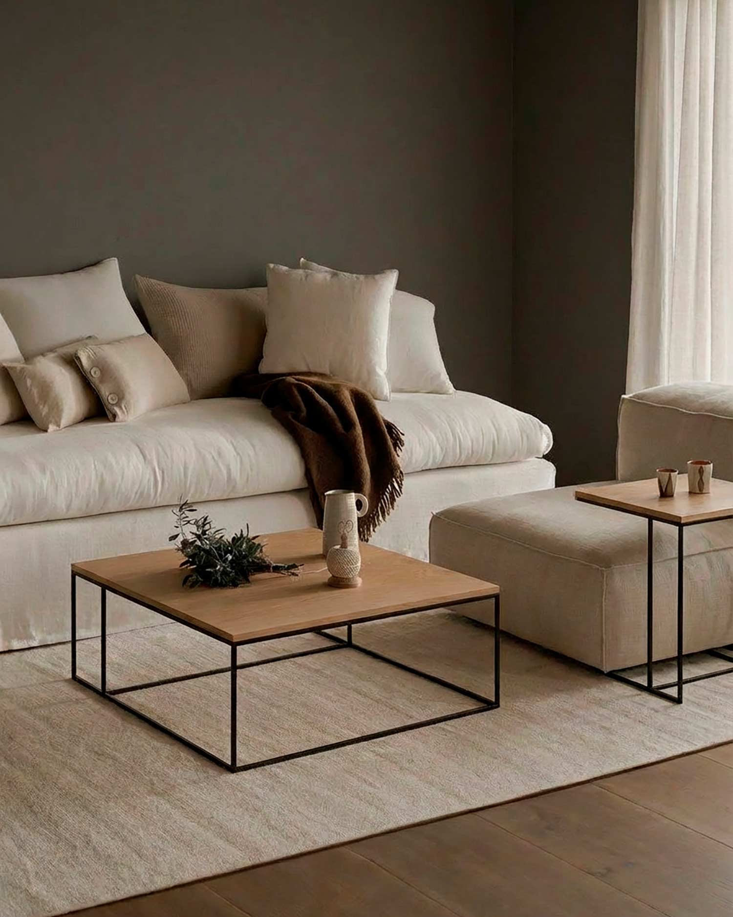 Conjunto Petra y Mini Petra roble natural