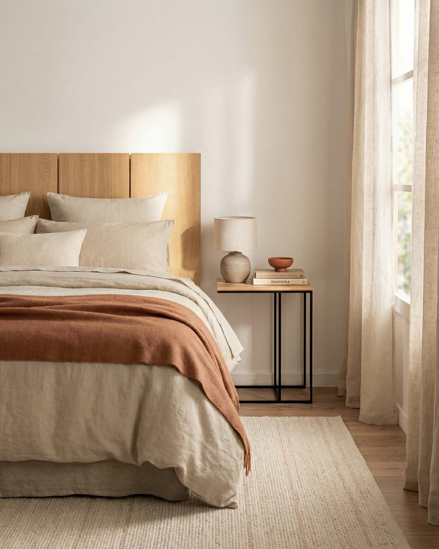 Pack 2 mesitas de noche Mini Petra roble